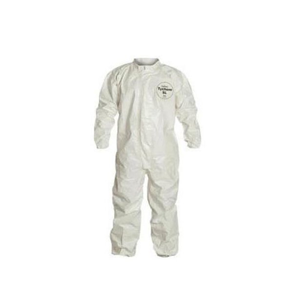 Dupont Dupont DPT-SL125TWH4X 4000 Coverall with Taped Seams - White - 4XL DPT-SL125TWH4X
